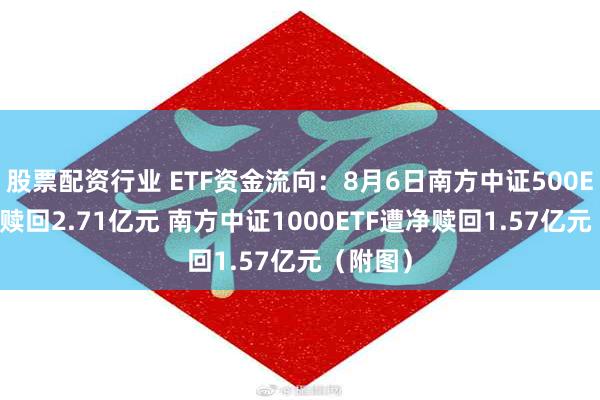 股票配资行业 ETF资金流向：8月6日南方中证500ETF遭净赎回2.71亿元 南方中证1000ETF遭净赎回1.57亿元（附图）