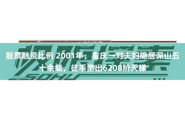 股票融资比例 2001年，重庆一对夫妇隐居深山五十余载，徒手凿出6208阶天梯